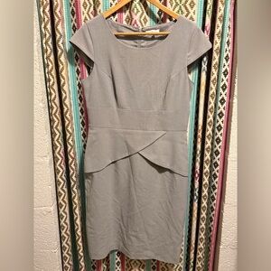 Calvin Klein Collection Gray Midi Dress